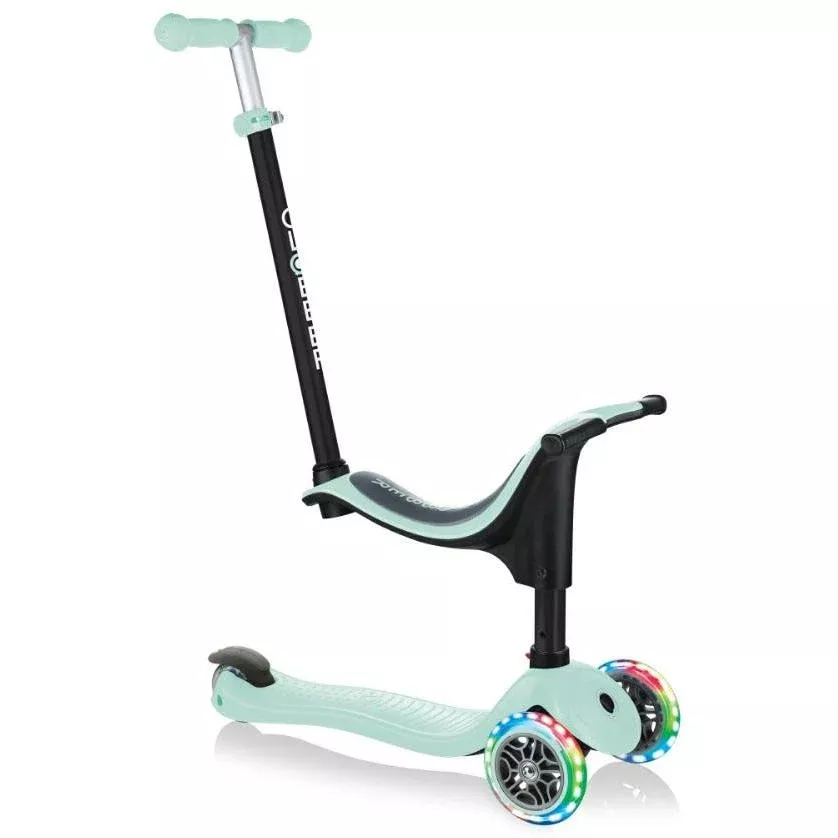 Globber Go Up Sporty with Lights Mint