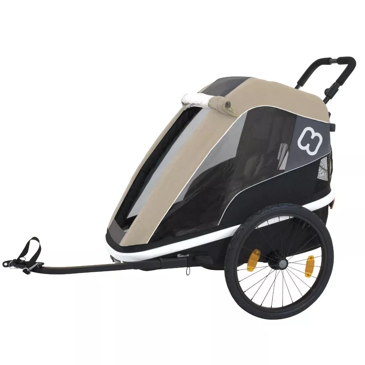 Hamax Avenida One Trailer For 1 Child Coffee
