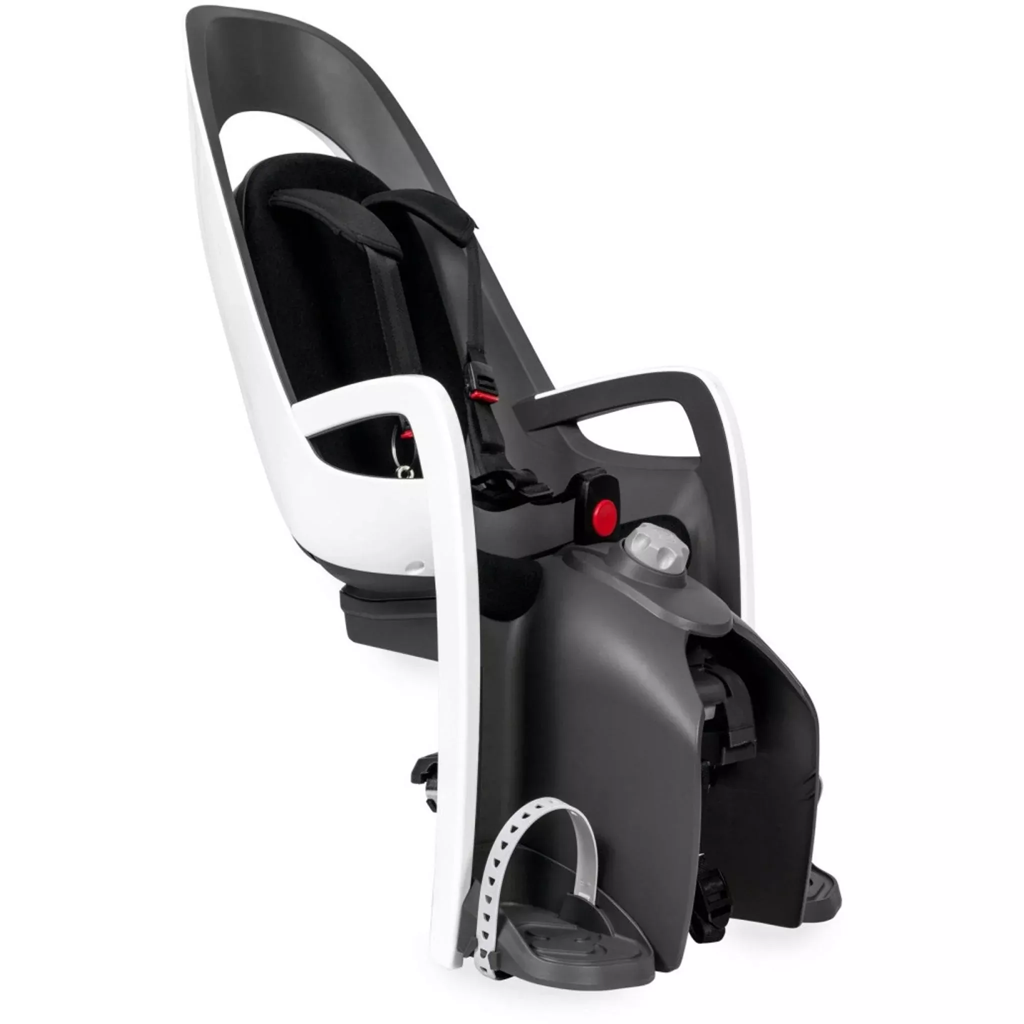 Hamax Caress Rack Mounted Baby Seat with Sprung Carrier Adapter White