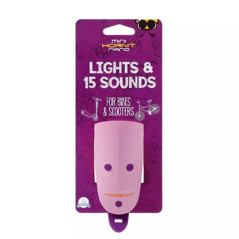 Hornit Nano Bell/Front Light Pink & Purple