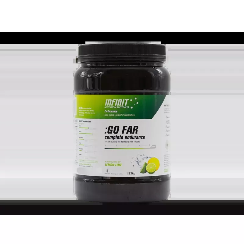 Infinit Nutrtition GO FAR Electrolyte & Carbohydrate Powder Lemon/Lime