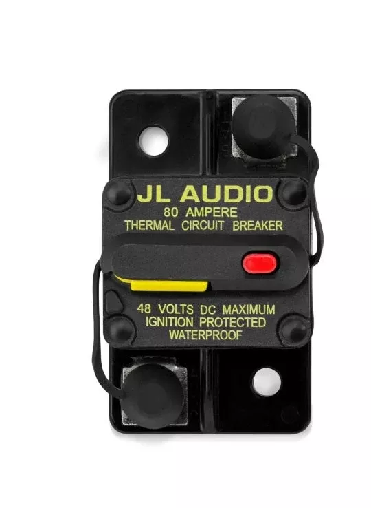 JL Audio Waterproof, Ignition Protected Circuit Breaker: 80 Amp