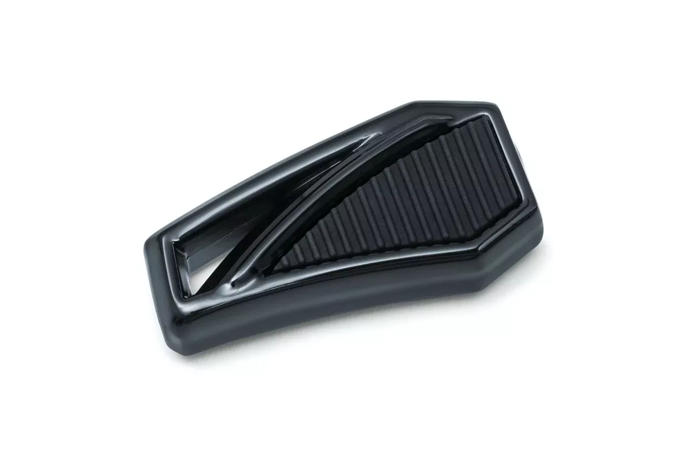 Kuryakyn 5791 Gloss Black Aluminum Phantom Shift Peg EPDM Harley Davidson