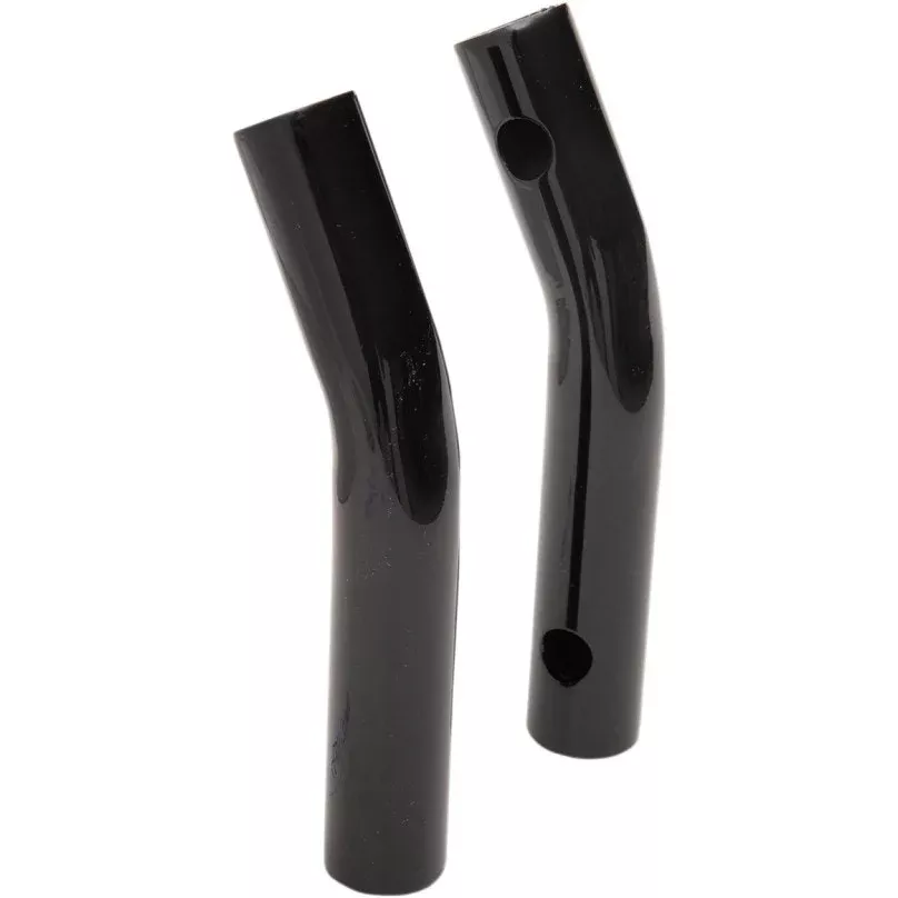 LA Choppers LA-7336-08RB Gloss Black 8" Handlebar Risers 1-1/4" Pullback Harley