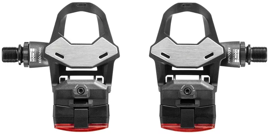 LOOK KEO 2 Max Vision Pedals – Single Sided Clipless, Composite, 9/16″, Black, 53mm QF