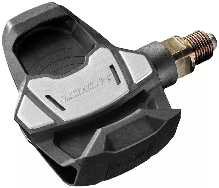 LOOK KEO BLADE Carbon Single Power Pedals – Single Sided Clipless, Chromoly, 9/16″, Black, 12Nm
