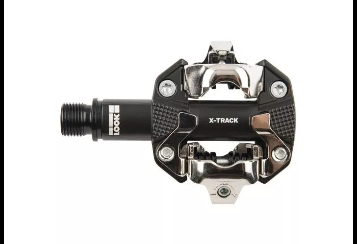 Look X-Track Race Carbon Mtb Clipless Pedal Cr-Mo Axle 9/16” Blk