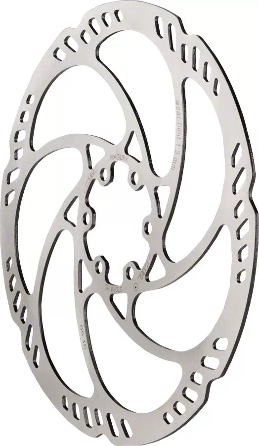 Magura Storm HC Disc Brake Rotor – 180mm, 6-Bolt, Silver