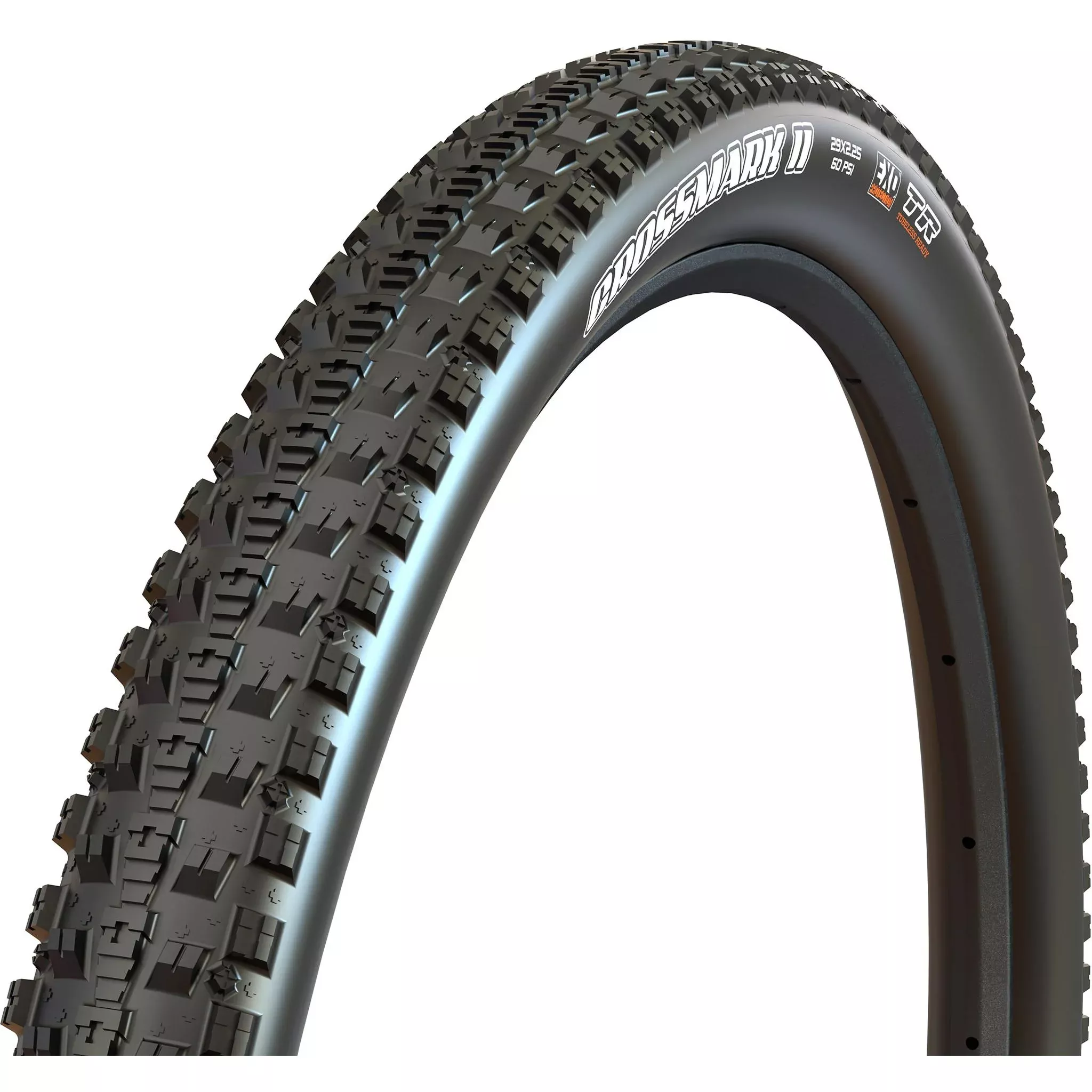 Maxxis Crossmark II XC TR EXO 60TPI Folding MTB Tyre 29x2.10'' Black