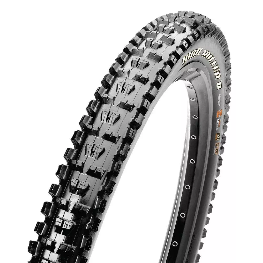 Maxxis High Roller II Folding MTB Tyre 3C DD TR 27.5 X 2.5'' Black
