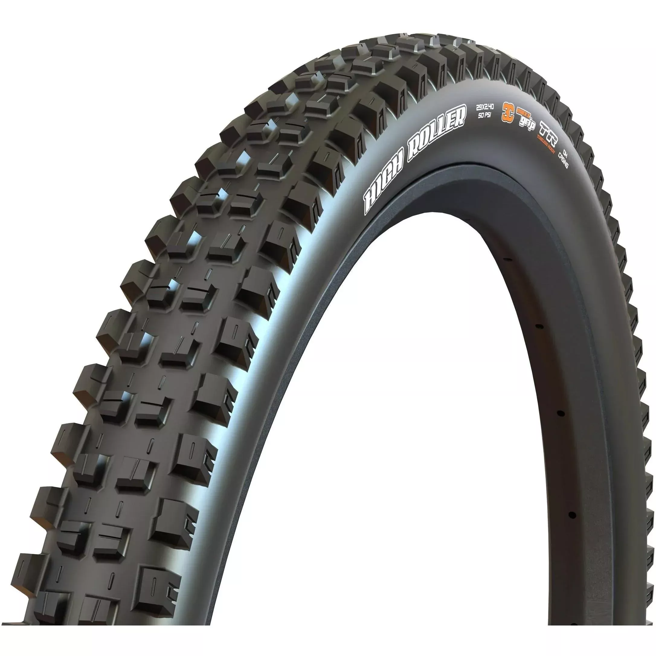 Maxxis High Roller III Folding MTB Tyre DD 3C MaxxGrip TR 27.5 x 2.40” 2x120TPI