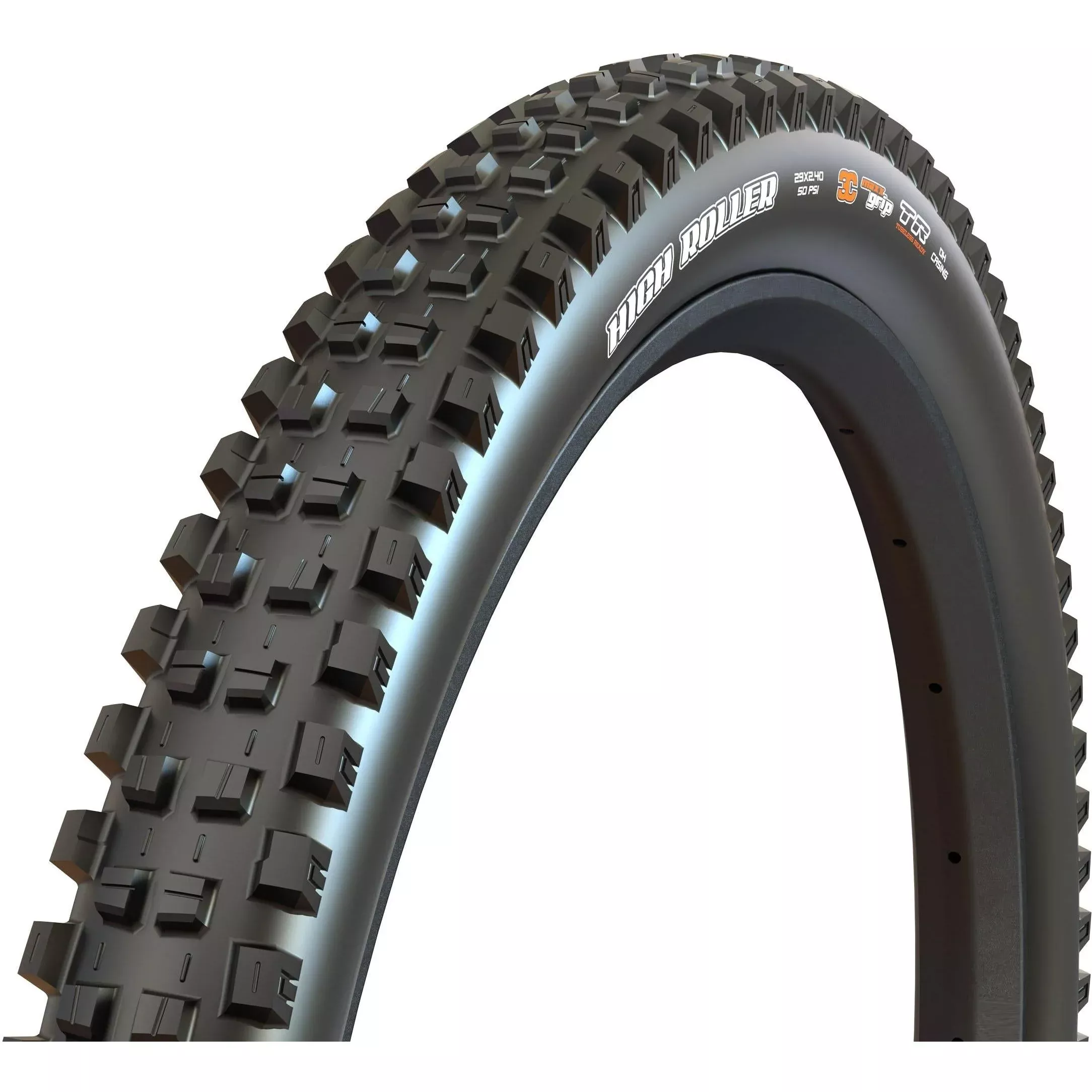 Maxxis High Roller III Folding MTB Tyre DH 3C MaxxGrip TR 29 x 2.40” 2x60TPI
