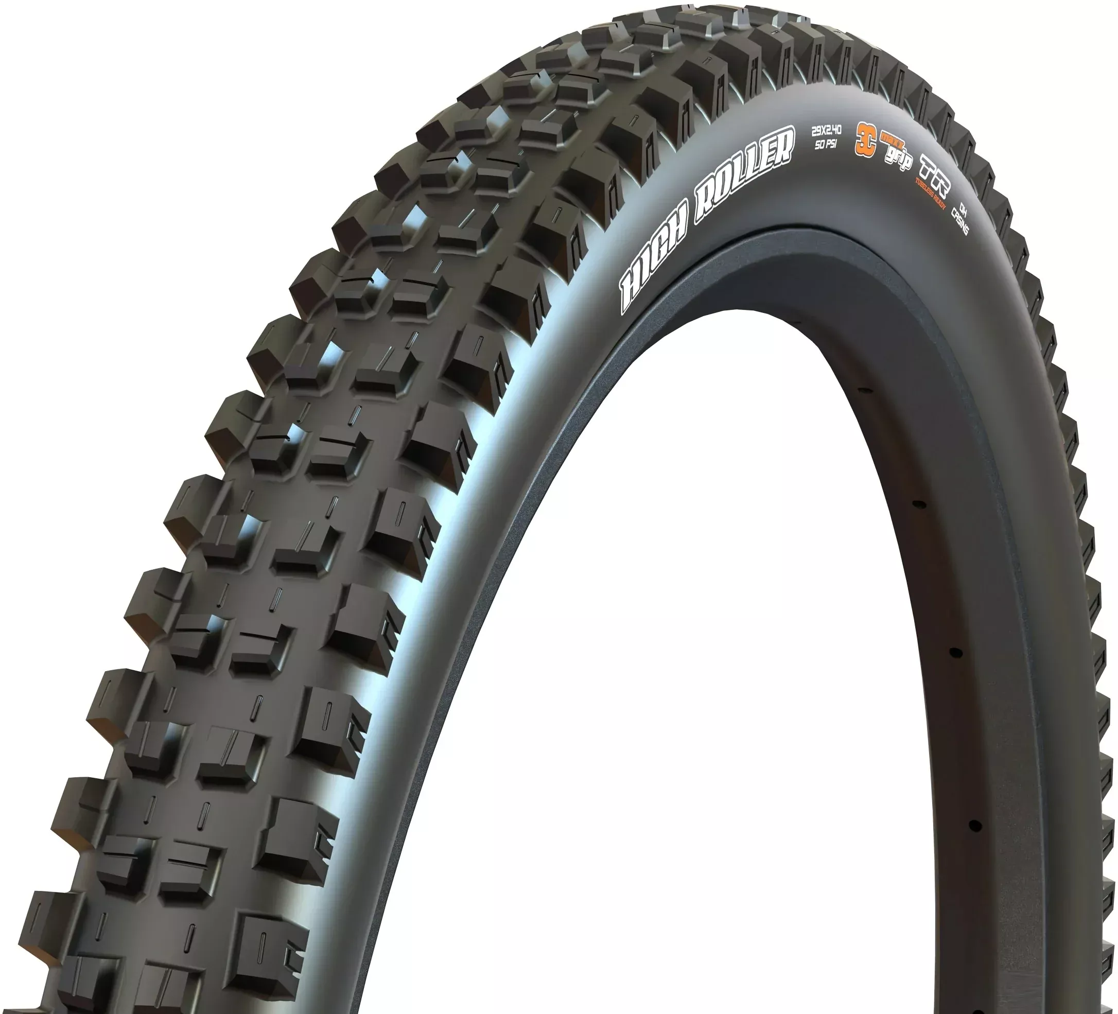 Maxxis High Roller IIIFolding MTB Tyre EXO+ 3C MaxxGrip TR 29 x 2.40” 60TPI