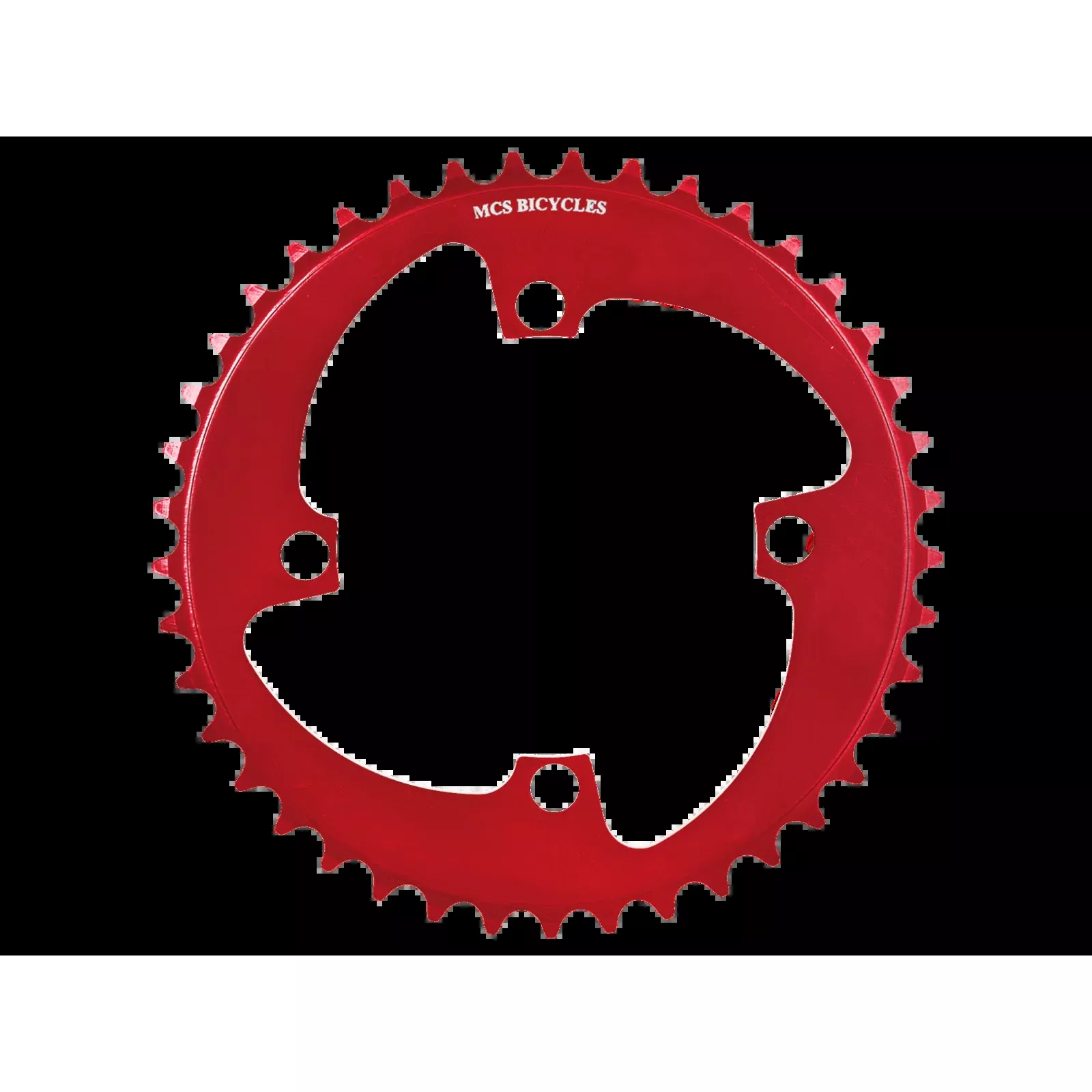 MCS 4-Hole BMX Chainring 39T Red