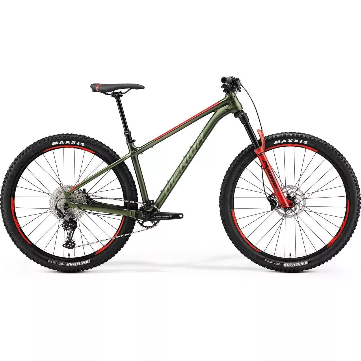Merida BIG.TRAIL 600 Mountain Bike Green/Red/Silver