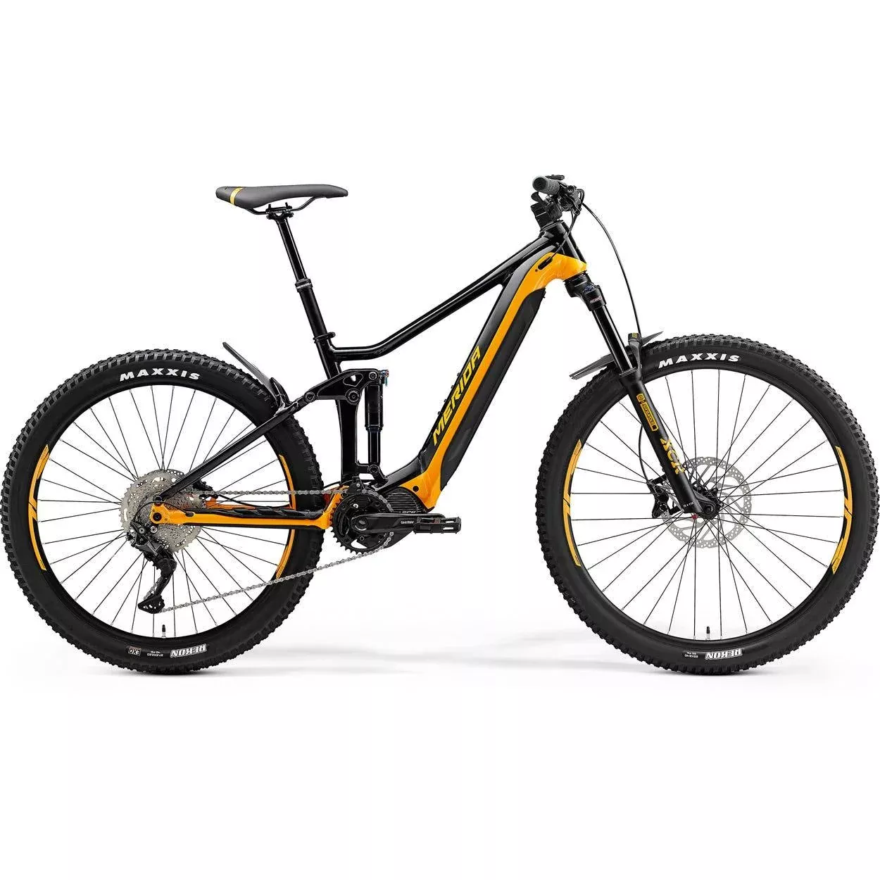 Merida eOne Forty 400 Electric Mountain Bike Black/Orange