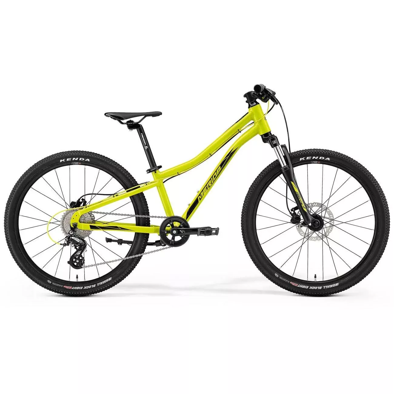 Merida Matts J24 Disc – 24” Kids Bike Yellow/Black