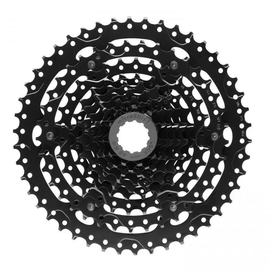 MicroShift Advent 9 Speed E-Bike Cassette 11-46T Black