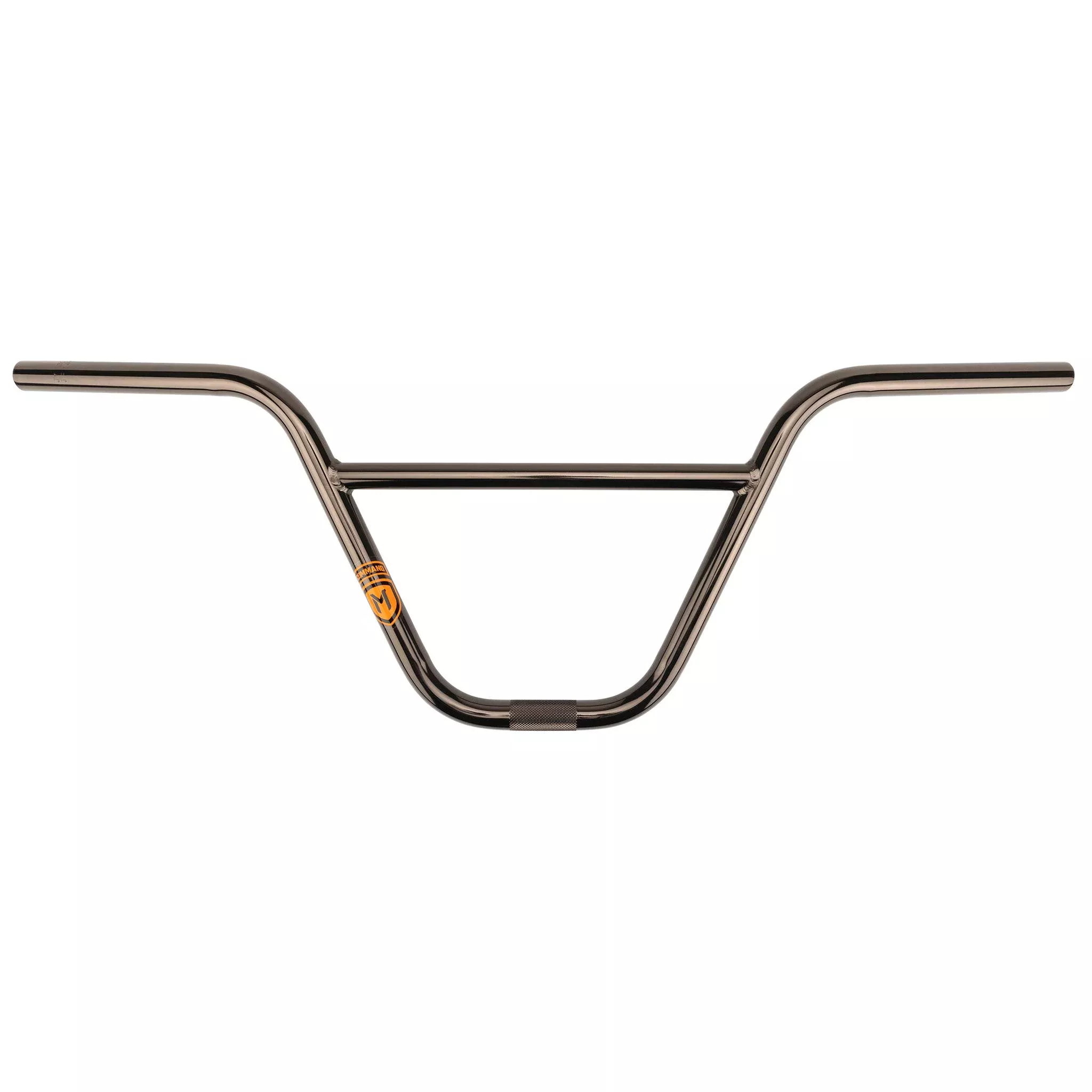 Mission Command BMX Handlebars 29.5” x 9” Rise Black/Chrome