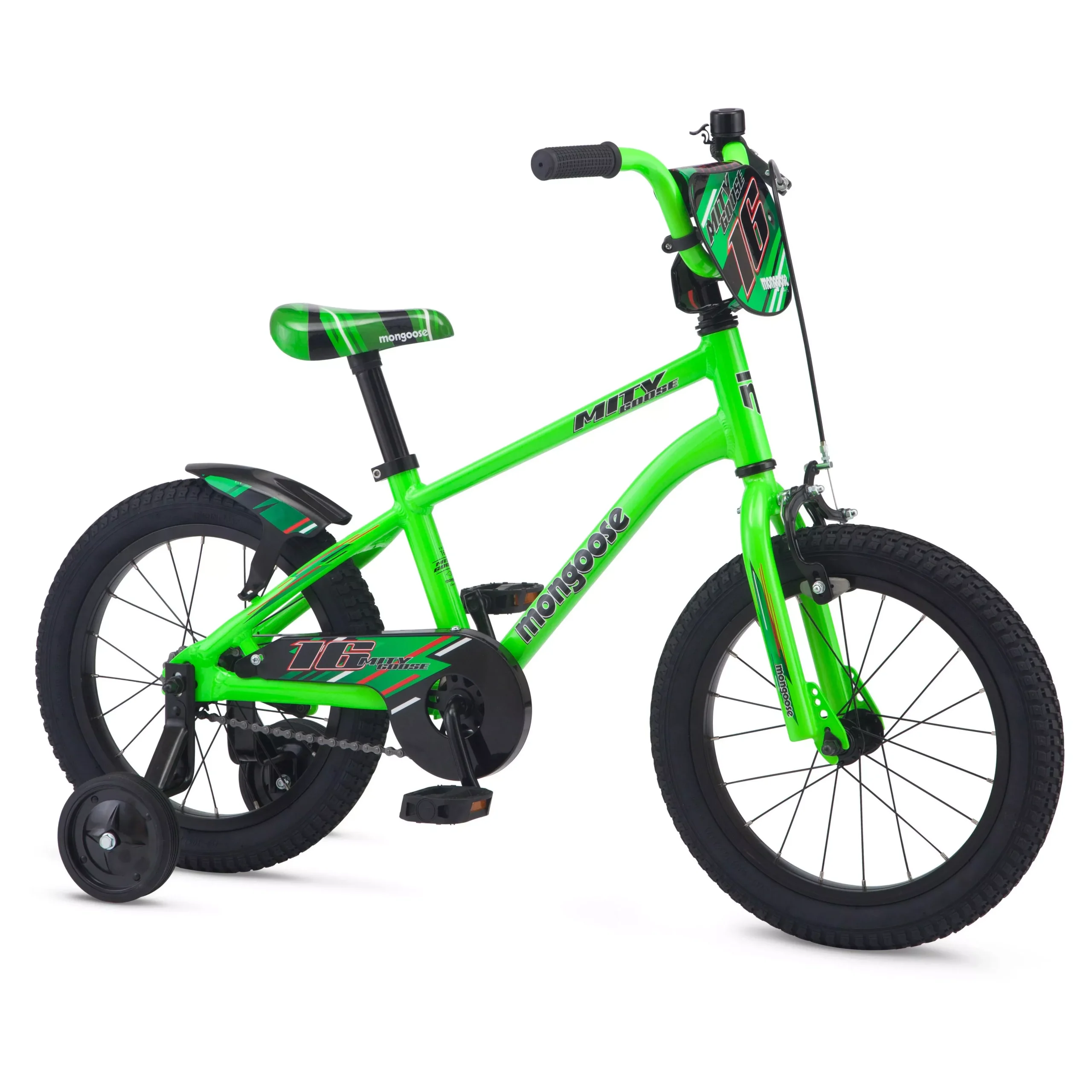 Mongoose 16” Mitygoose Kids Bike Bright Green