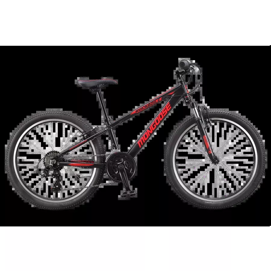Mongoose Rockadile 24 Kids Bike Black