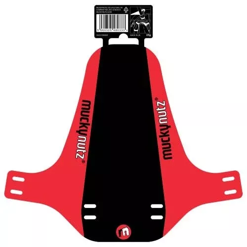 Mucky Nutz Face Front Mudguard Black/Red