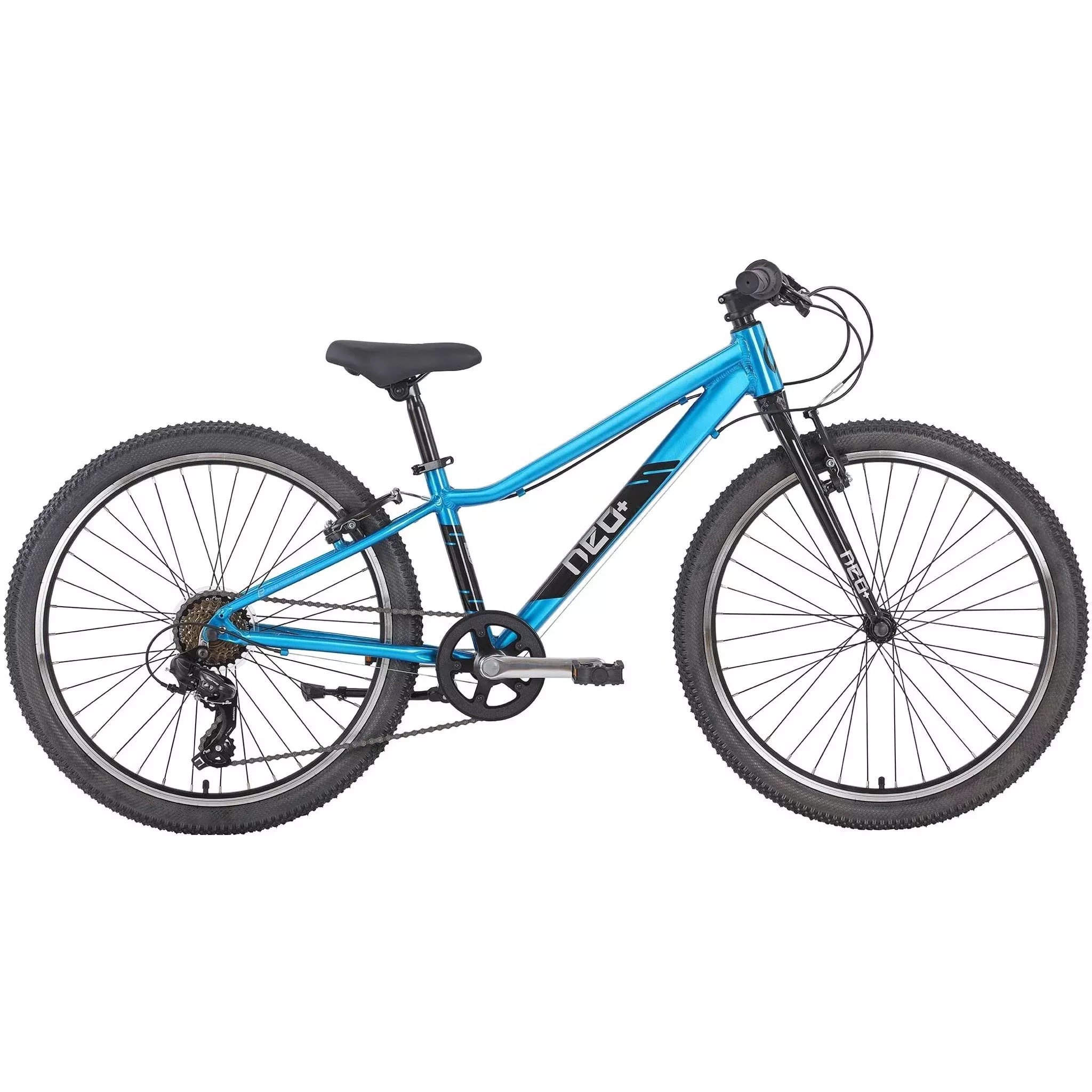 Neo+ 24” Kids Bike 7-Speed Chrome Sky Blue