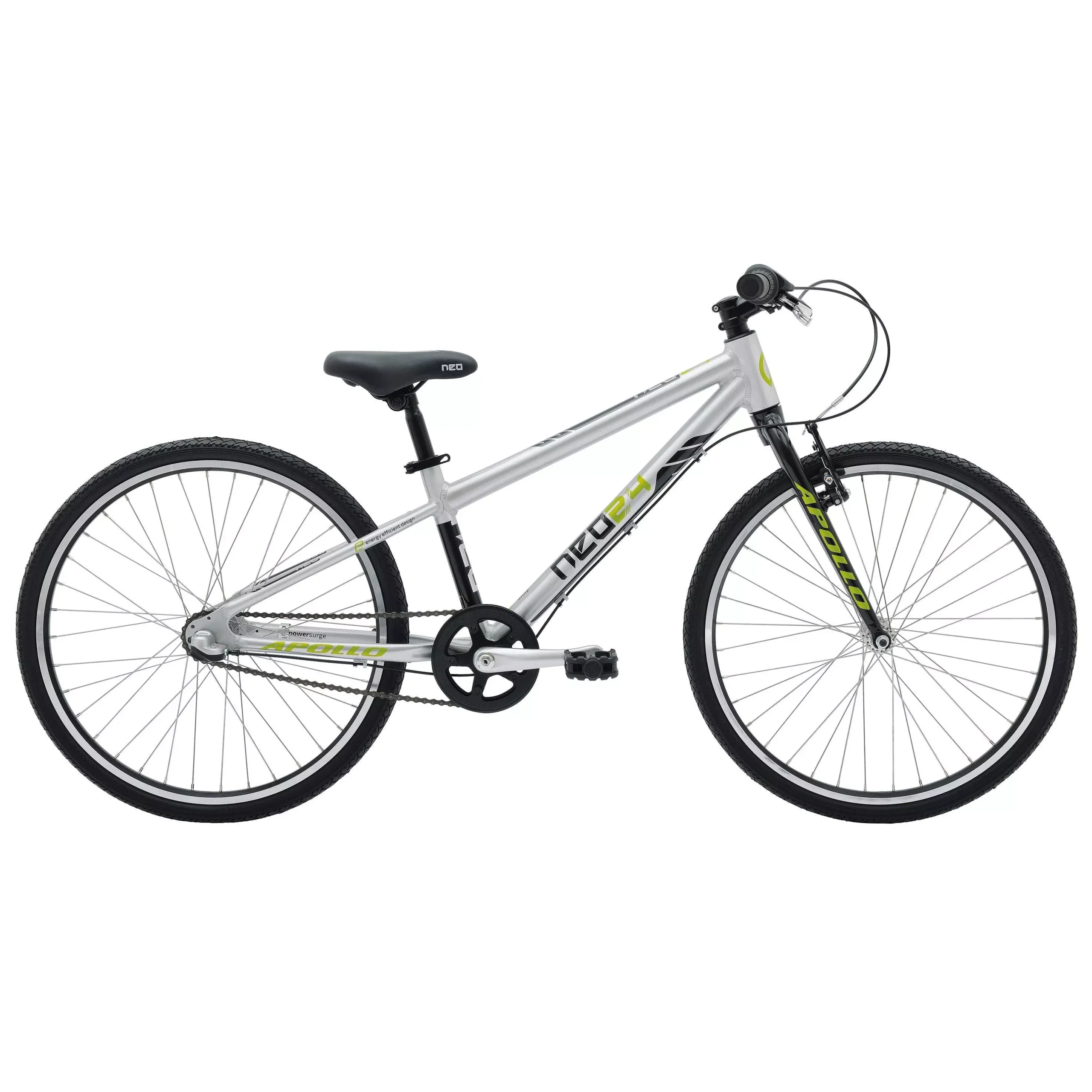 NEO 3I Kids 24″ Bike Black Lime