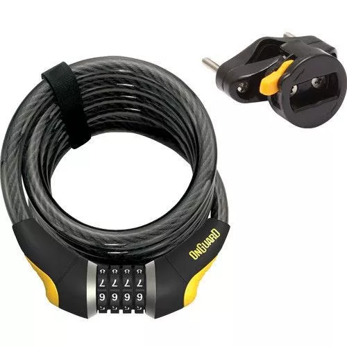 OnGuard Doberman Combination Cable Lock 185cm x 15mm