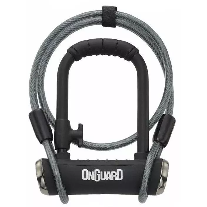 OnGuard Pitbull DT Key U-Lock with Cable 120 x 10mm
