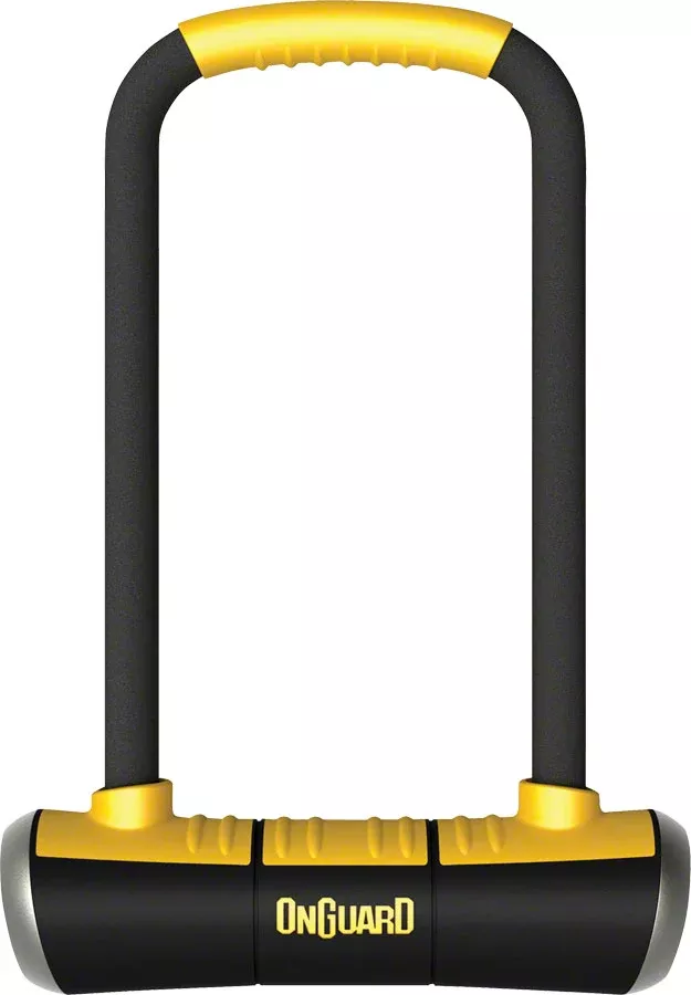 OnGuard Pitbull Mini LS U-Lock: 3.5 x 9.4", Black/Yellow