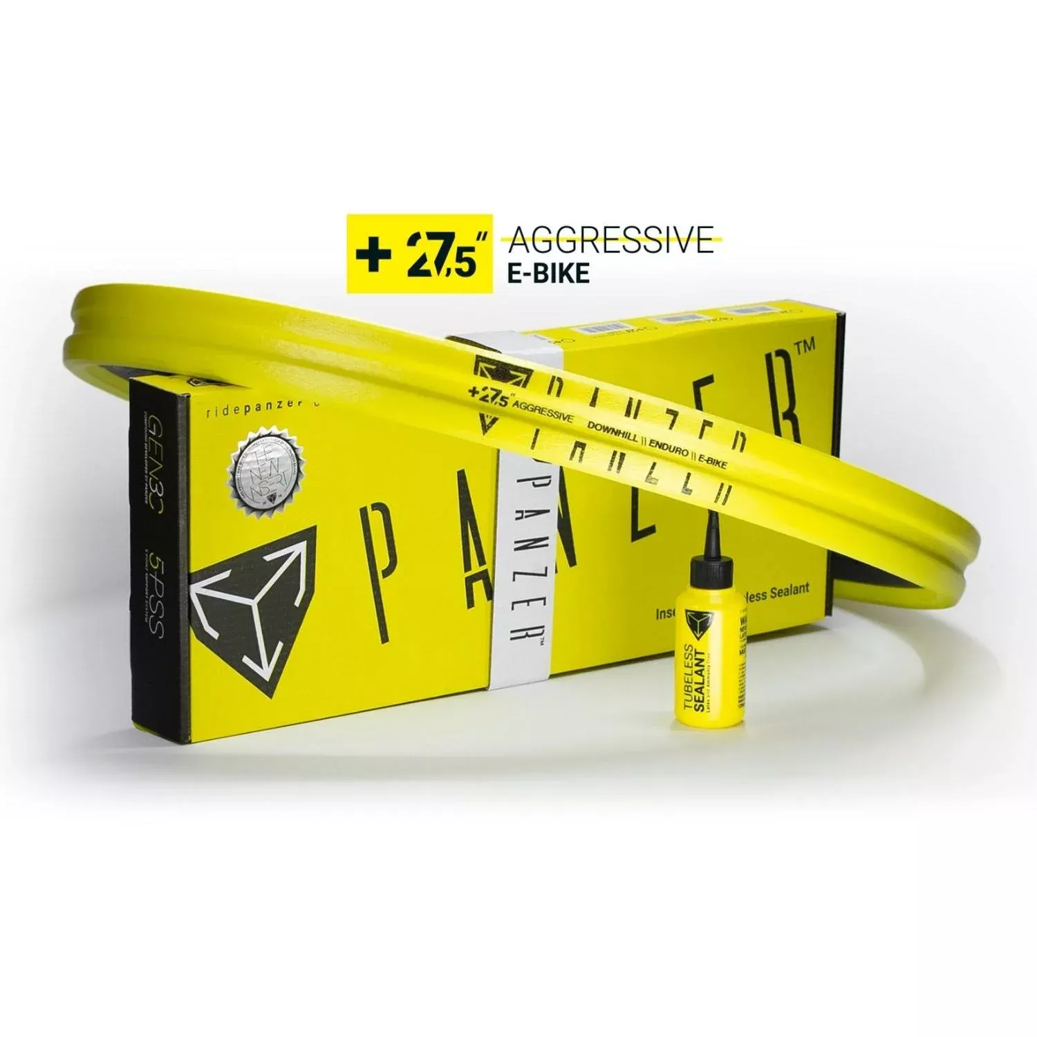 PANZER Aggressive E-Bike Tyre Insert 27.5” Rim Width 33-35mm Tyre Width 2.6-3”