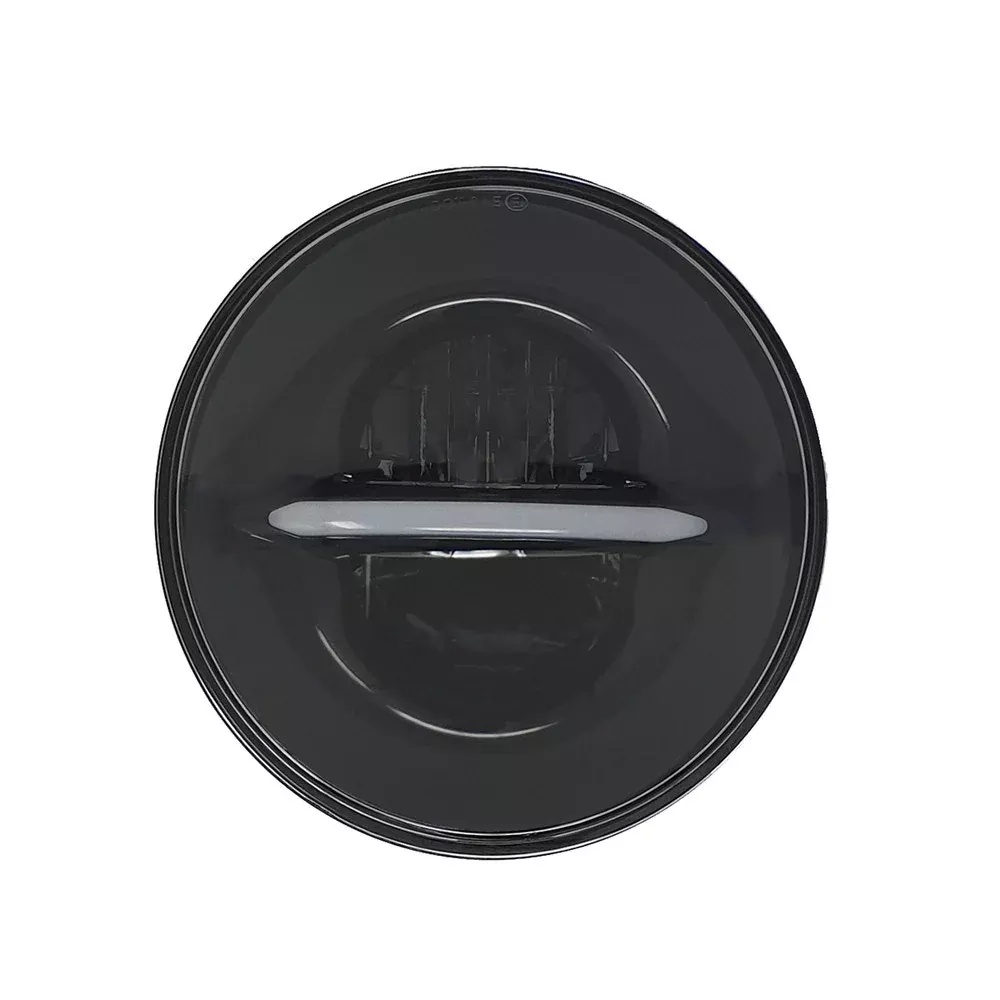 Pathfinder LED HD5CLB Black Classic 5.75" Headlight Universal Plug n Play Universal