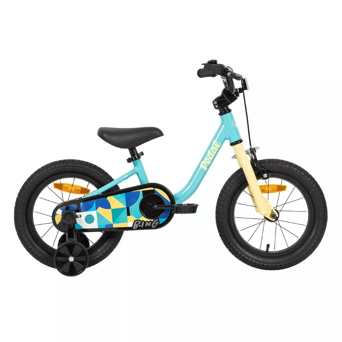 Pedal Bing 14” Kids Bike Blue/Yellow