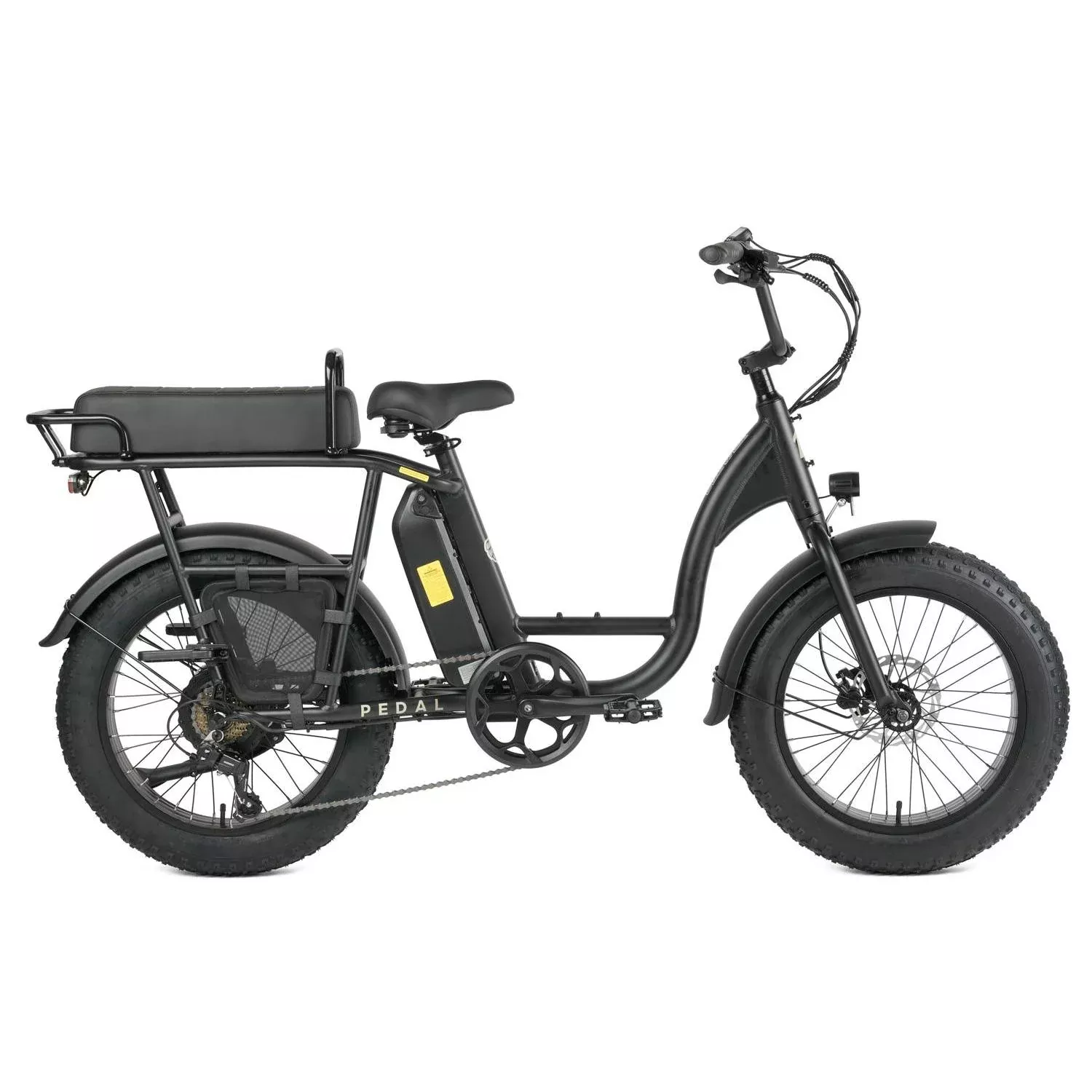 Pedal Brewer Electric Cruiser Bike Black 468Wh