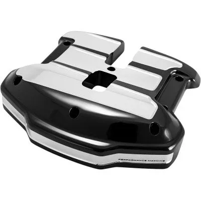 Performance Machine Platinum Cut Scallop Rocker Box Cover Harley FL M8 17-Up