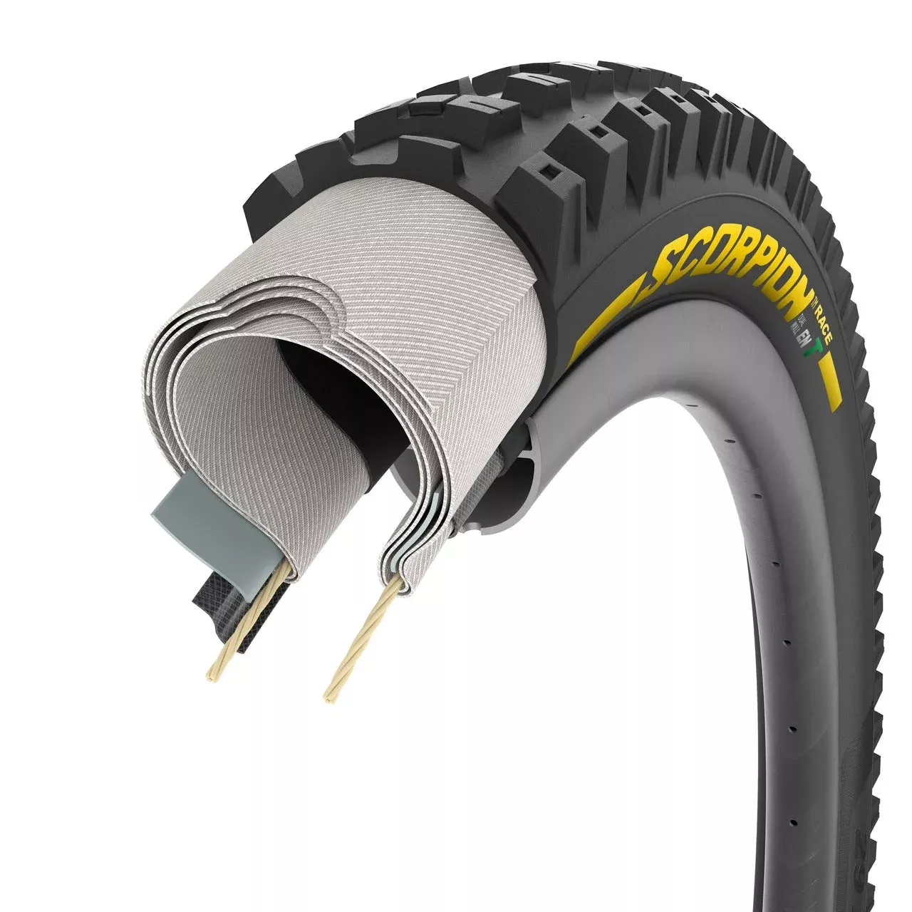 Pirelli Scorpion Race Enduro T Tyre 27.5 x 2.5” Yellow