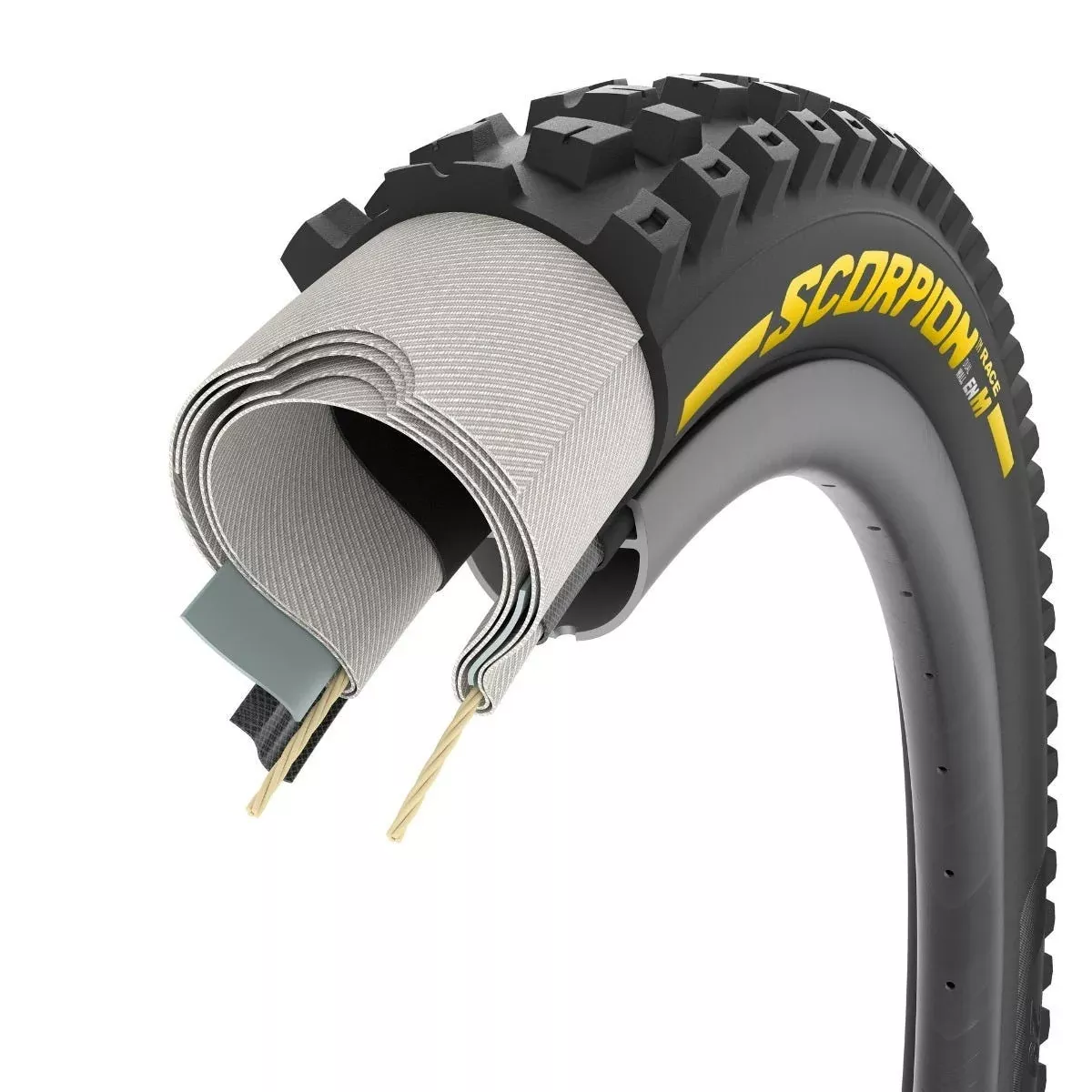 Pirelli Scorpion Race M Enduro Tyre 29 x 2.5 Yellow
