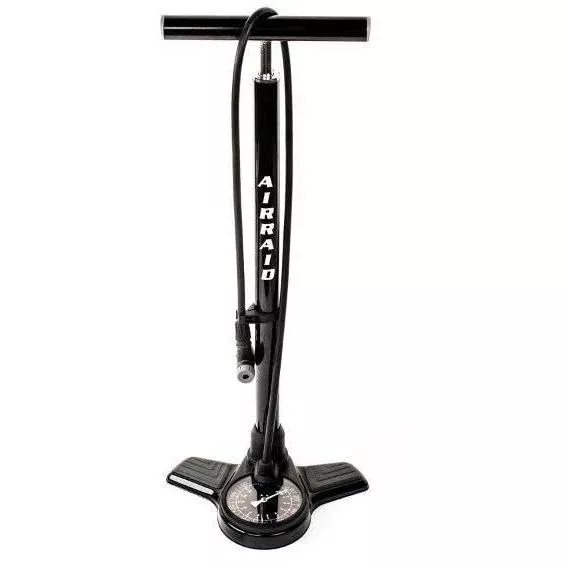 QBP Air Raid Floor Pump Twin Head Valve 160 Psi