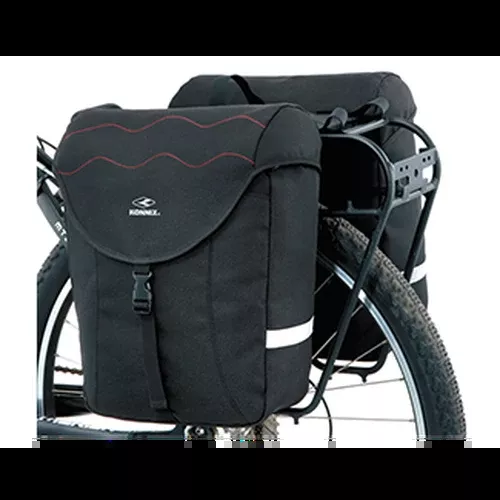 QBP Double Pannier 24L Black