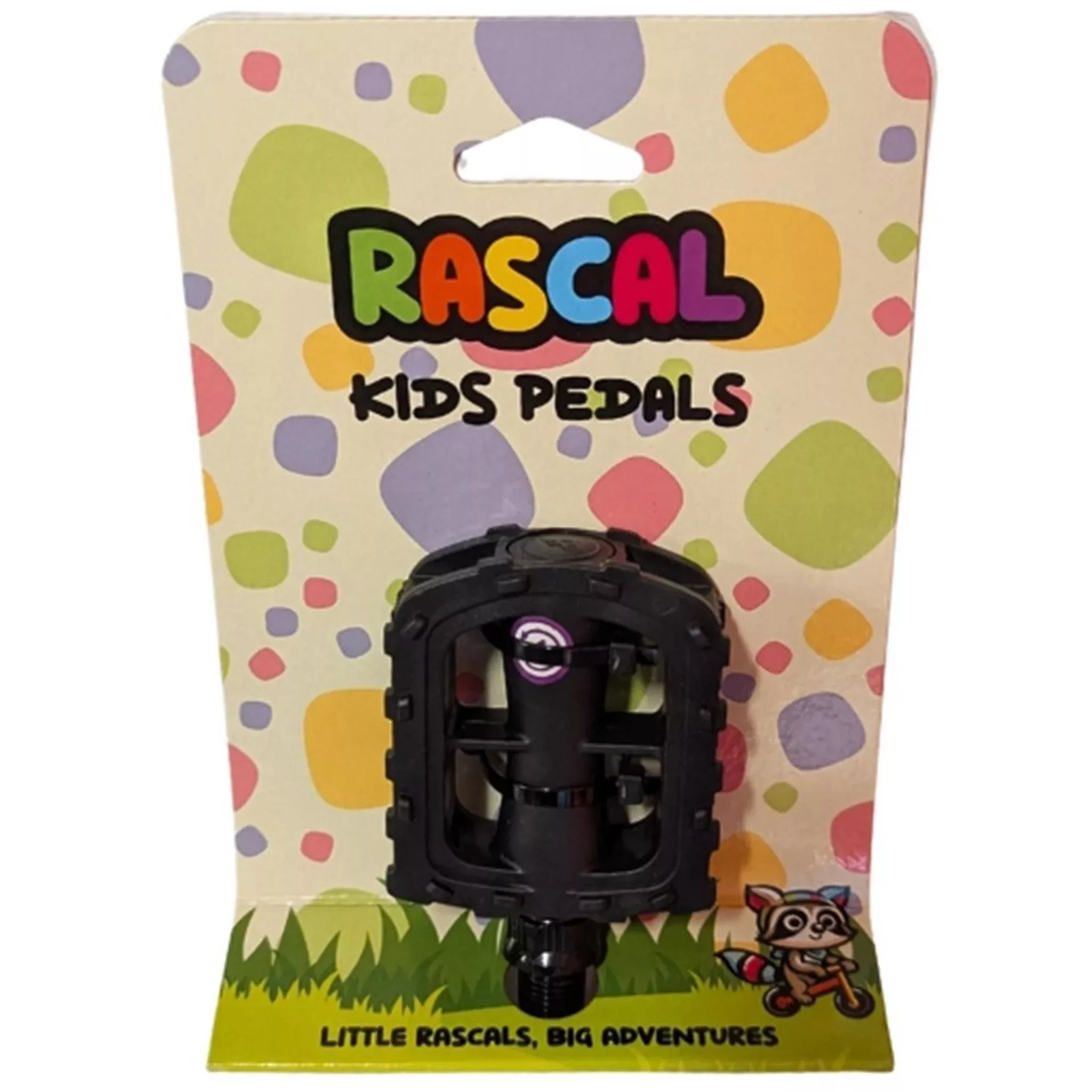 Rascal Kids Bikes Pedal Nylon Plastic 1/2×1/8” Black