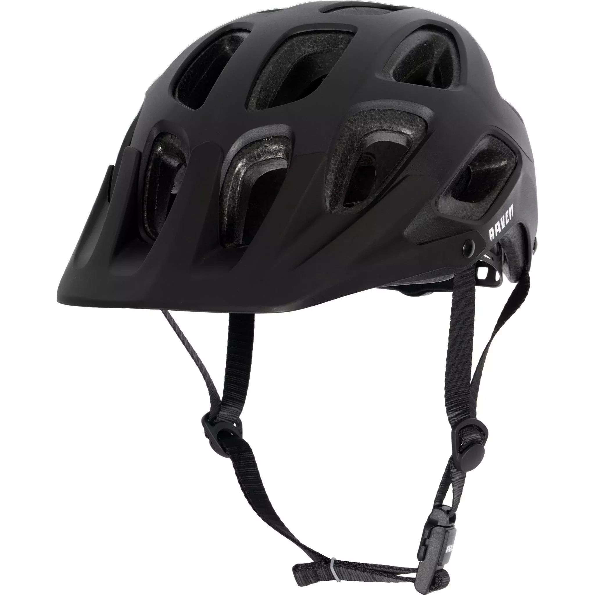 Raven Corvus MTB Helmet with Magnetic Clip Satin Black