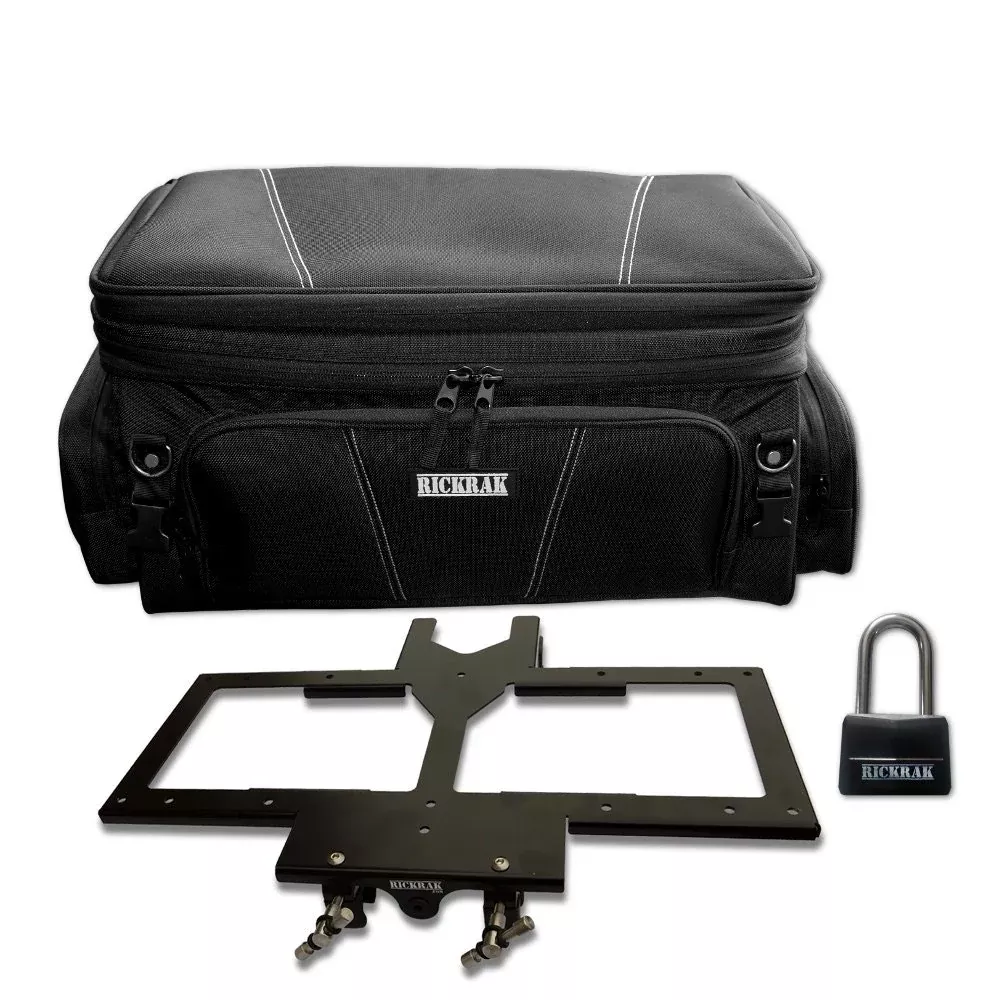 Rickrak Quick Attach Rack & Top Dekk Ii Combo Kit Fits Harley King Rak