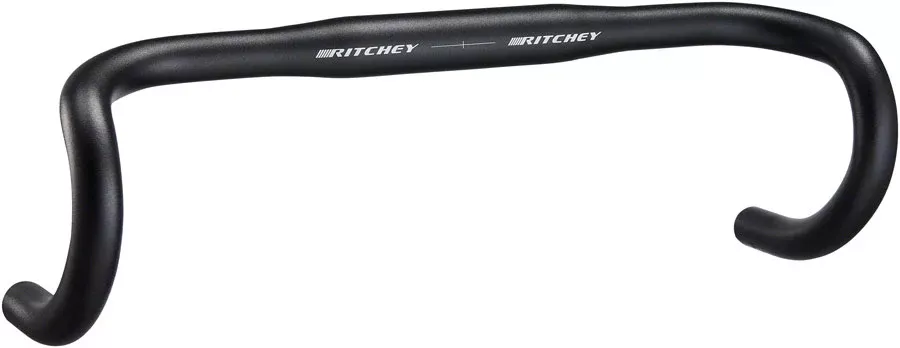 Ritchey RL1 Curve Drop Handlebar - Aluminum, 44cm, 31.8mm, Black