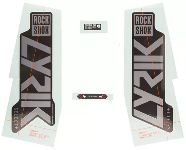 RockShox Decal - Lyrik SEL+ GPLR/DFB