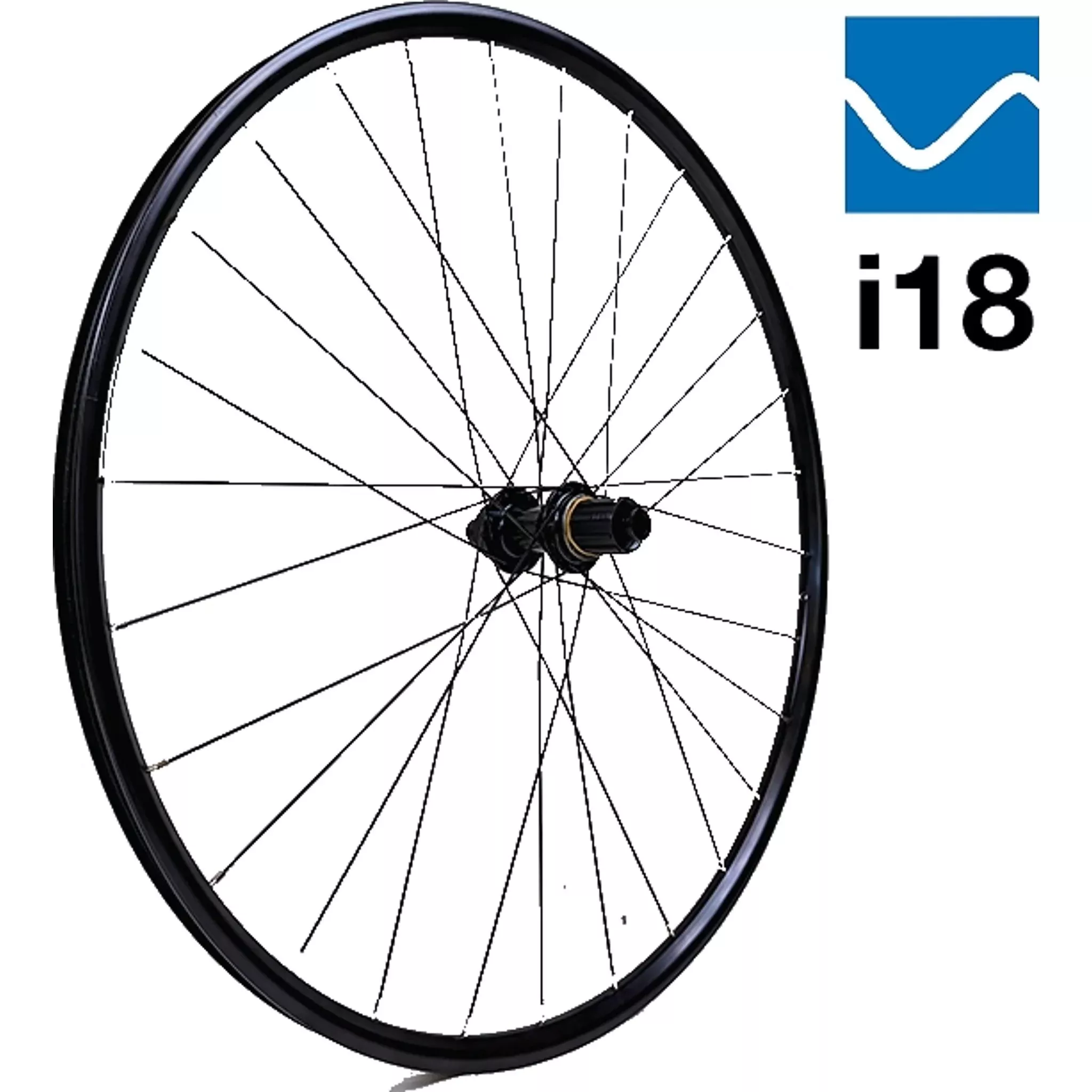 Ryde Black Range i18 Center Lock MTB Rear Wheel 29” 148 x 12mm Black