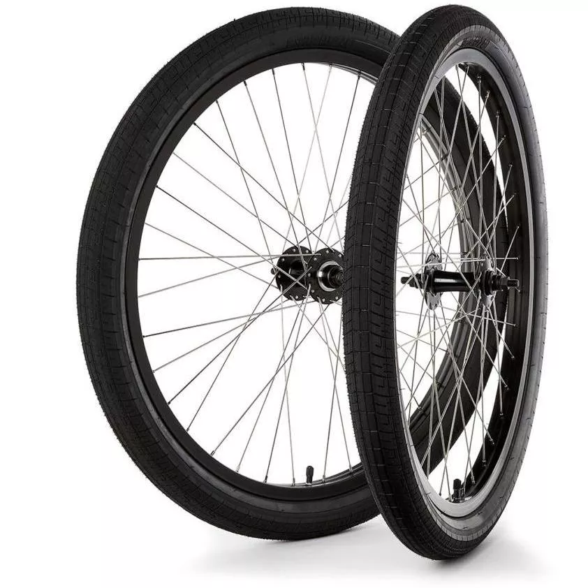 S&M COVID 26'' BMX Wheel Set 26'' Black
