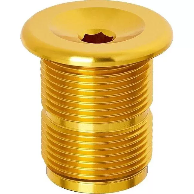 S&M Fork Preload Bolt M24 x 1.5mm Gold