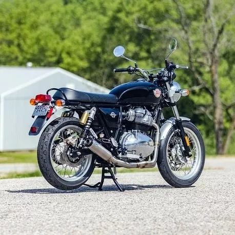 S&S Qualifier 2-1 50 State Exhaust System Stainless Steel Royal Enfield 650 19-20