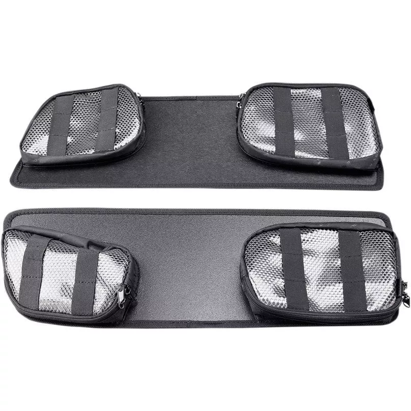 Saddlemen 3501-1418 Black Saddlebag Lid Organizer for Harley Touring Models
